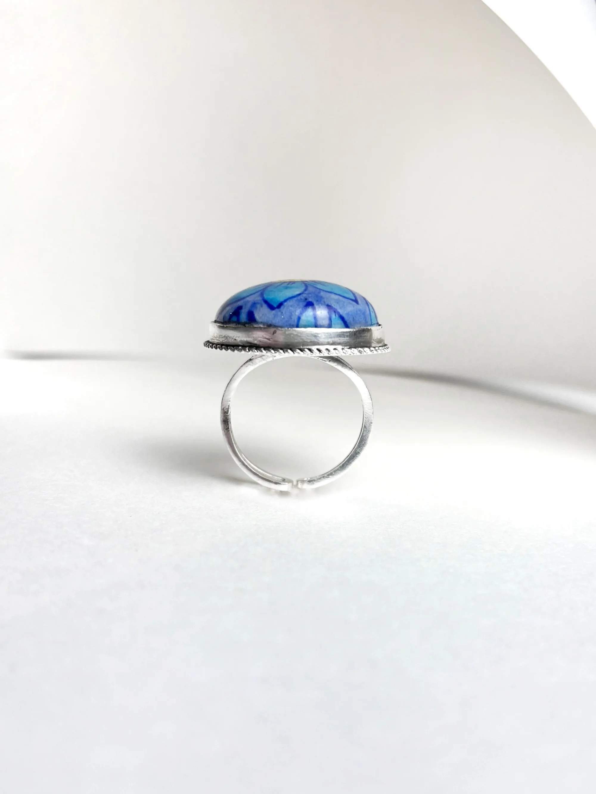 Blue Bloom ring